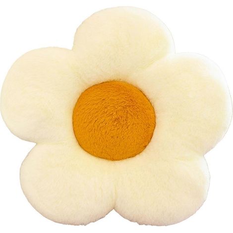 Coussins fleuris - Joli coussin tournesol, coussins en forme de marguerite pour la décoration de la maison et du bureau A (1/4)