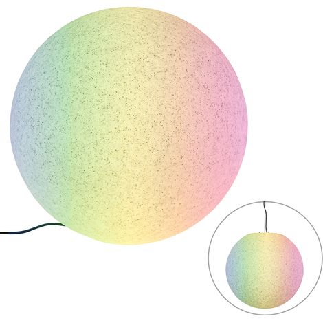 Smart Außenleuchte Grau 56 cm IP44 inkl. LED - Nura