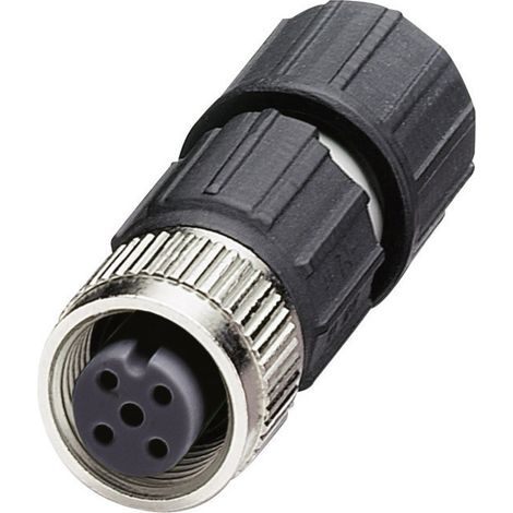 Phoenix Contact 1641688 Sensor-/Aktor-Steckverbinder, unkonfektioniert M12 Buchse, gerade Polzahl S (1/2)