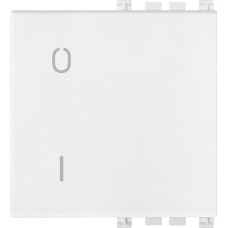 VIMAR - 19022.99.B Tasto 2M simbolo O I bianco