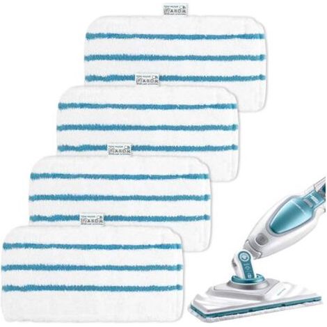 4 Lingettes pour Black et Decker Balais Vapeur FSMP20 Remplacement pour Steam Mop FSM1630 Accessoires pour Black et Decker Nettoyeur Vapeur Alternative à FSM1616 FSMH13E5 FSM1321 FSM1605 (1/5)