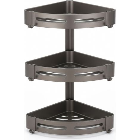 Étagère d'angle de salle de bain 40 mm panier triangulaire modèle 9 (1/5)