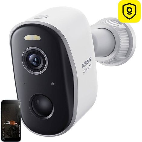 Cámara de exterior Baseus N1 Plus (blanca) (1/5)