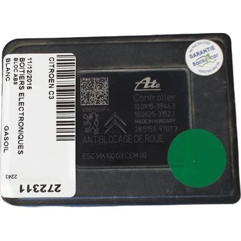 [PRODUIT D'OCCASION] Unite Hydraulique Abs CITROEN C3 ♻️ Ref Oe. Mk100c3II38p - Garantie à vie (1/4)