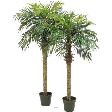 Palmier Phoenix H 180 cm 1 tronc 28 feuilles artificiel