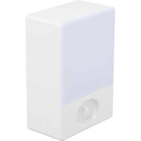 Veilleuse LED à capteur, rechargeable, économe en énergie, 4000K, petite lampe à détecteur de mouvement pour bureau, table de chevet ou couloir (1/5)