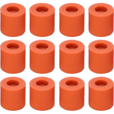 Colonne de Nivellement pou Impimante 3D, Solide Silicone Lit Chaud Hot Bed ésistant Ende 3 Leveling Tampon Suppots Chauffant emplacement essot Accessoies Chaleu Amotisseu 12Pièces (1/3)