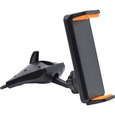 Universelle, um 360° drehbare Auto-CD-Player-Halterung, kompatibel mit GPS, Handy und Tablet. (1/4)