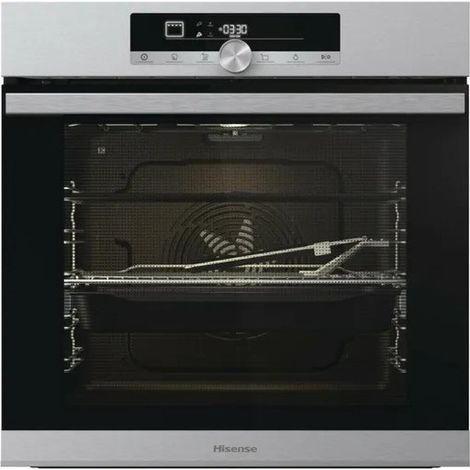 Hisense Multifunktions-Einbaubackofen BI350XPZ Pyrolytisch 77L Klasse A+ 60x60 cm Edelstahl
