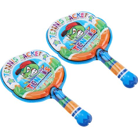 Raquettes de badminton gonflables pour enfants avec volant - Jeu de plein air léger