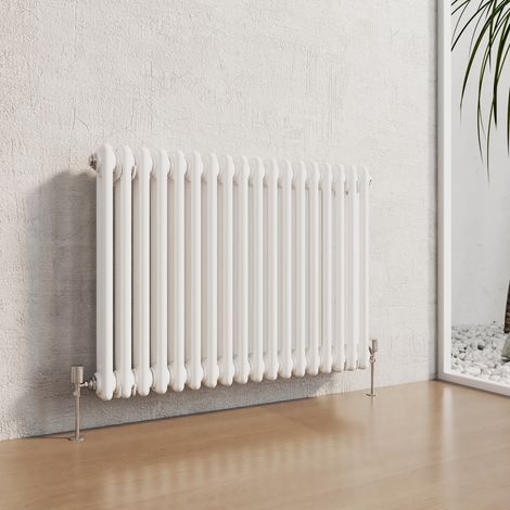 Heilmetz Traditional Radiator Central Heating Rads Radiator 2 Column Horizontal White 600 × 1010mm (1/5)