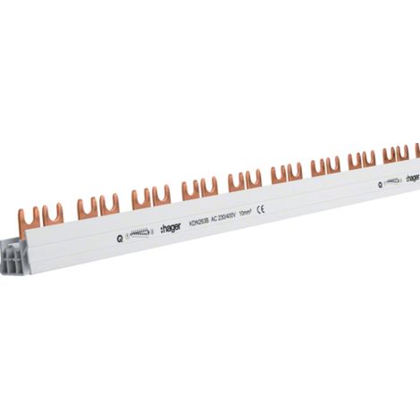 Hager KDN263B barra di pontaggio grigia 1000 mm