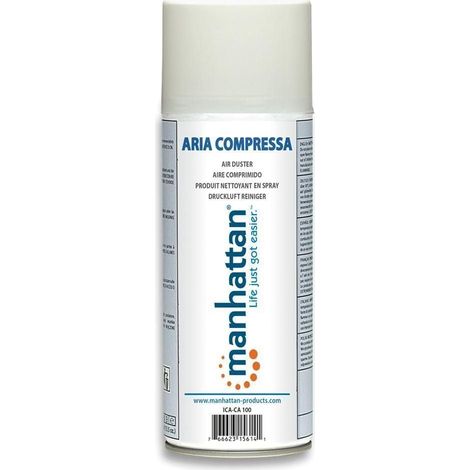MANHATTAN Bomboletta spray aria compressa per pulizia 400ml (1/2)