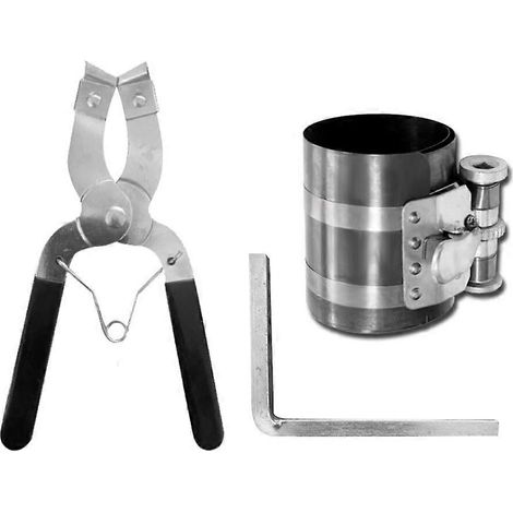 1 jeu de pinces à cliquet pour segments de piston de moteur (53 mm - 175 mm) (1/5)