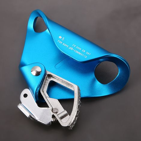 Ascenseur de Varappe Bleu, Dispositif Antichute pour Escalade et Alpinisme (1/5)