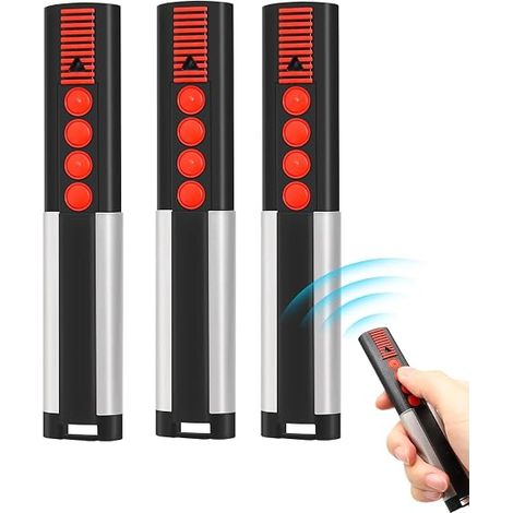 Télécommande Garage 868MHz 4 Canaux Acier Inoxydable Compatible TX03-868-4 TX03-868-2 4020V000 4026V000 avec Piles Incluses (1/5)