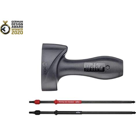 Wiha Drehmoment-Testgerät Torque QuickCheck Set 4-teilig inklusive Adapterklingen I Batterien und Box für präzises Arbeiten - 2,8 Nm (42086) (1/5)