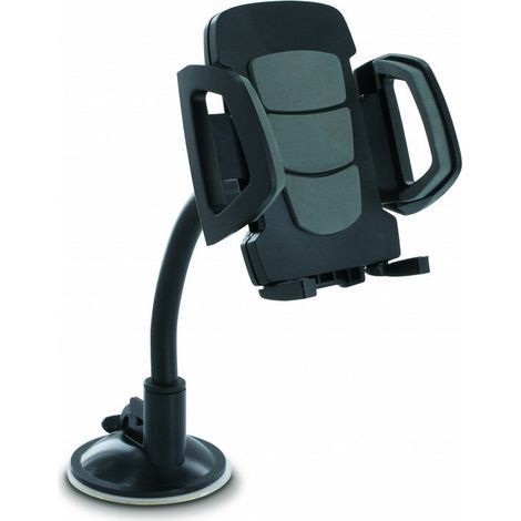 Soporte flexible para teléfono para parabrisas - negro (1/4)