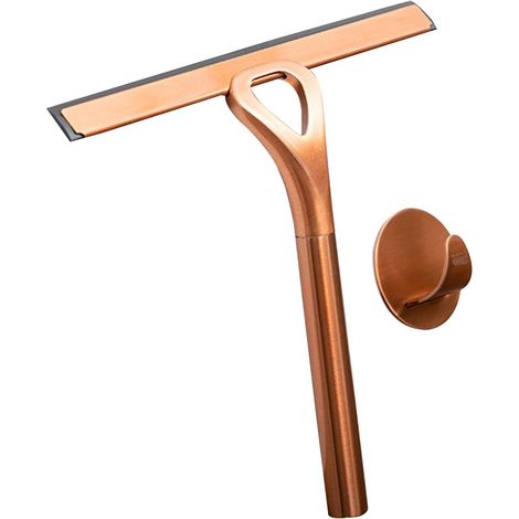 Essuie-vitre de douche, inox, pour carrelage et salle de bain (1/5)