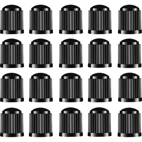 20er-Pack Reifenventilkappen, universelle Ventilkappen für SUVs, Autos, Fahrräder, Motorräder, LKWs, zum Anschrauben (1/5)