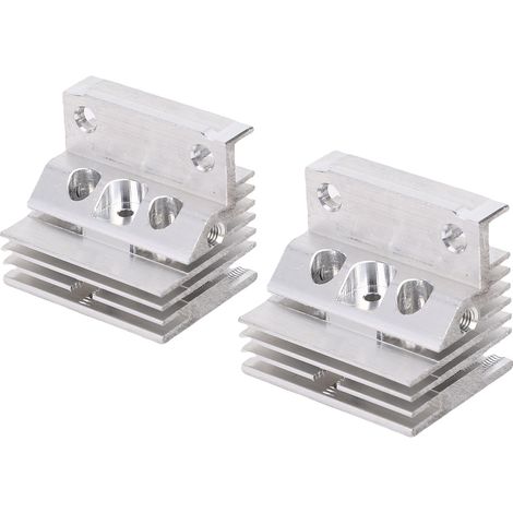 Lot de 2 dissipateurs thermiques en alliage d'aluminium pour tête d'impression 3D K1 Maximum (1/5)