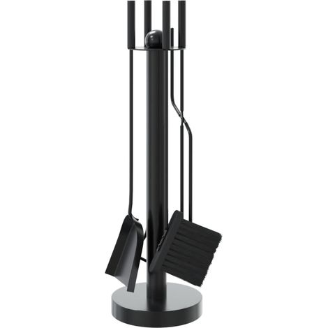Ensemble d'ustensiles de cheminée 5 pièces 18 x 56 cm Acier CFW96890 (1/5)