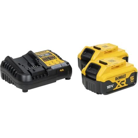 [GEBRAUCHT] B-Ware DEWALT Akku-Kit Set Werkzeug Akku Werkzeugset 2x 18V 5Ah plus DCB1104 (1/2)