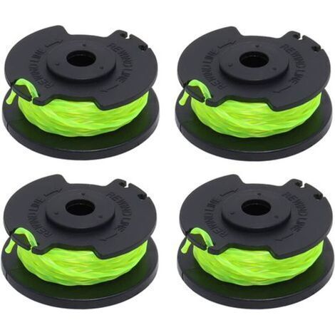 Ersatzspule für Ryobi RAC142 36V Bürste, Rasenmäherzubehör, Ersatzspule für Rasenmäher, für RLT36B33 und RY36LT33A-0 Radiobürsten (4 Spulen)