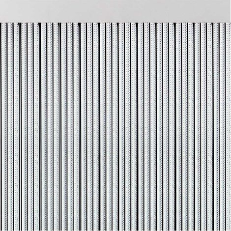 Cortina para puerta cinta s-350 color negra 90x210cm a01460 acudam (1/2)