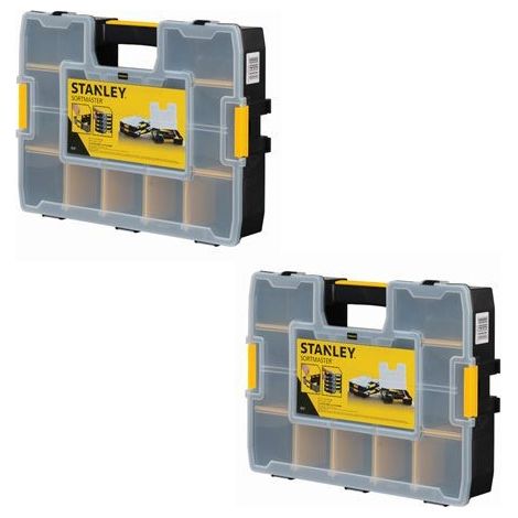 Stanley 1-94-745 Sortmaster Organiser Twin Pack Connectable STA194745