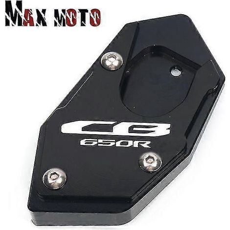 Seitenständer-Verlängerungsplatte für Honda CBR650R, CBR650F, CB650R, CB650F (2019–2020) – Schwarz