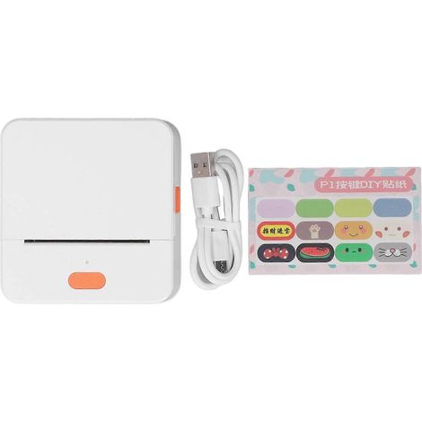 Imprimante thermique Bluetooth 58 mm 203 dpi, imprimante d'étiquettes de poche pour la maison et l'entrepôt