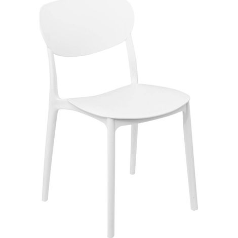 Sedia da Interno Stack in Plastica colore Bianca