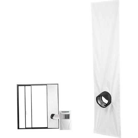 Kit de calfeutrage universel pour climatiseur mobile 300 cm avec bande adhésive étanche (1/2)