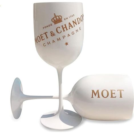 Champagnerflöte – Klares Acryl – Geeignet für Sekt und Cocktails – 2 Stück
