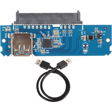 Câble adaptateur USB 3.0 vers SATA 6Gbps, plug and play, indicateur LED, pour disque dur SSD 2.5 pouces, convertisseur SATA vers USB (1/5)