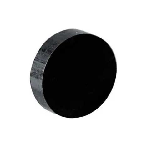 Anneau aveugle en caoutchouc noir 12-20mm  Taille: 12 mm