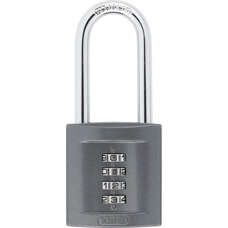 ABUS 158/50HB50 50mm Long Shackle Mechanical Combination Padlock with 4-Digit Code