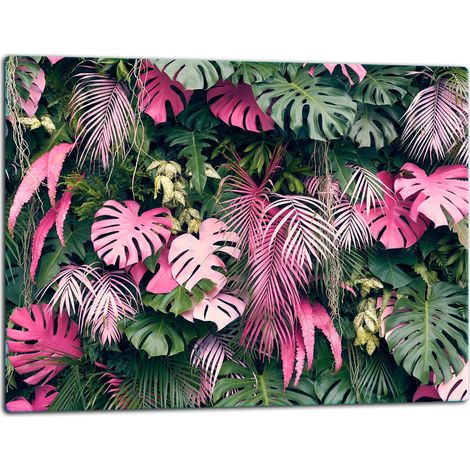 Tablero de corte de placa de vidrio 52x40 flores (1/5)