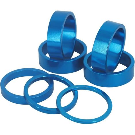 Aluminium-Lenkkopf-Distanzscheiben für Rennräder und Mountainbikes 1 1/8" (7 Stück) (1/4)