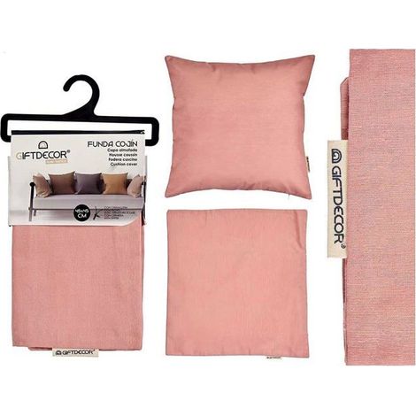 Kissenbezug - Gift Decor - S3608478 - Rosa - 60 x 60 cm - Multicolor
