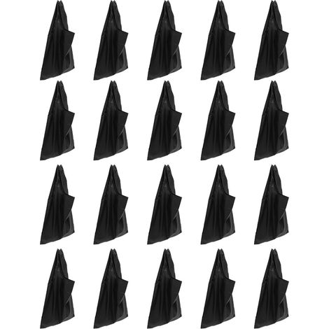 Lot de 20 sacs de courses pliables et portables fabriqués en