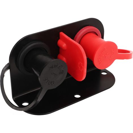 SUNXURY Bornes de batterie à distance de voiture M10x2, Kit de relocalisation de saut de batterie, outil de charge pour UTV ATV camions RV tracteur tondeuse bateau (1/4)