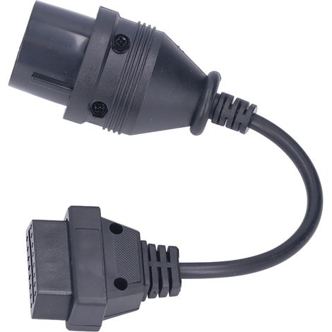 Adaptateur diagnostic OBD2 38 broches vers OBD, câble résistant à l'usure, pièce de rechange pour Mercedes-Benz (1/5)