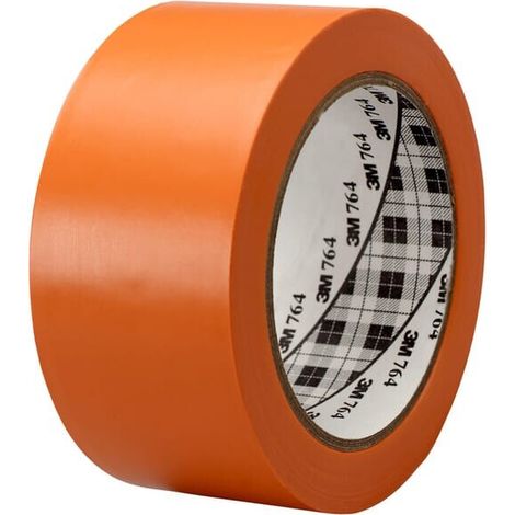 Cinta adhesiva PVC 764i 3M naranja 50,8 mm x 33 m
