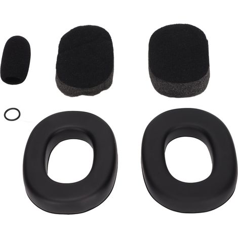 Coussinets d'oreille aviation en silicone réducteur de bruit pour casque pilote