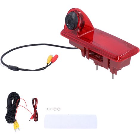 Feu stop avec caméra de recul IP67, vision nocturne infrarouge LED 170°, 12 V pour Opel Vivaro 2014 (1/5)