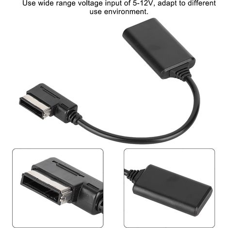 Adaptateur Audio Bluetooth 5.0 avec AUX pour Interface AMI/MMI/MDI