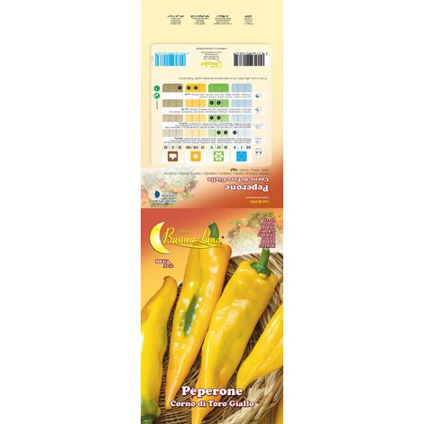 SEMI ORTO PEPERONE CORNO GIALLO Q.TA 10
