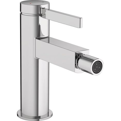 Hansgrohe Finoris - Bidetarmatur mit Ablaufgarnitur Push-Open, verchromt 76200000 (1/4)